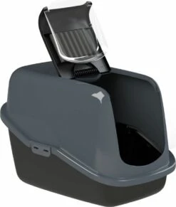 PeeWee Kattenbak EcoHus Startpakket - Antraciet - 56 X 39 X 38,5 Cm -Dierenwinkel 1017x1200 1