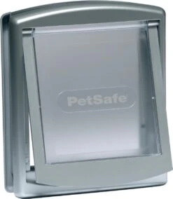 Petsafe 757 Hondenluik - Medium - Zilver/Tranparant -Dierenwinkel 1042x1200 1