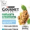 Gourmet Nature's Creations - Kattenvoer Natvoer - Zeevis - 48 X 85 Gr -Dierenwinkel 1047x1200