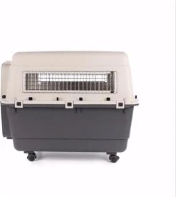 Flamingo - Hondentransportbox Nomad - L - Grijs - 57 X 80 X 60 Cm -Dierenwinkel 1073x1200