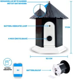 Vulpes Pets® Anti Blaf Apparaat Pro - Anti Blafband Voor Alle Honden - Luxe Hondentrainer - Diervriendelijk & Zonder Schok - Inclusief 9V Batterij - Waterbestendig - Ophangbaar - Instelbare Ultrasone Niveauregeling - 4 Standen -Dierenwinkel 1111x1200 1