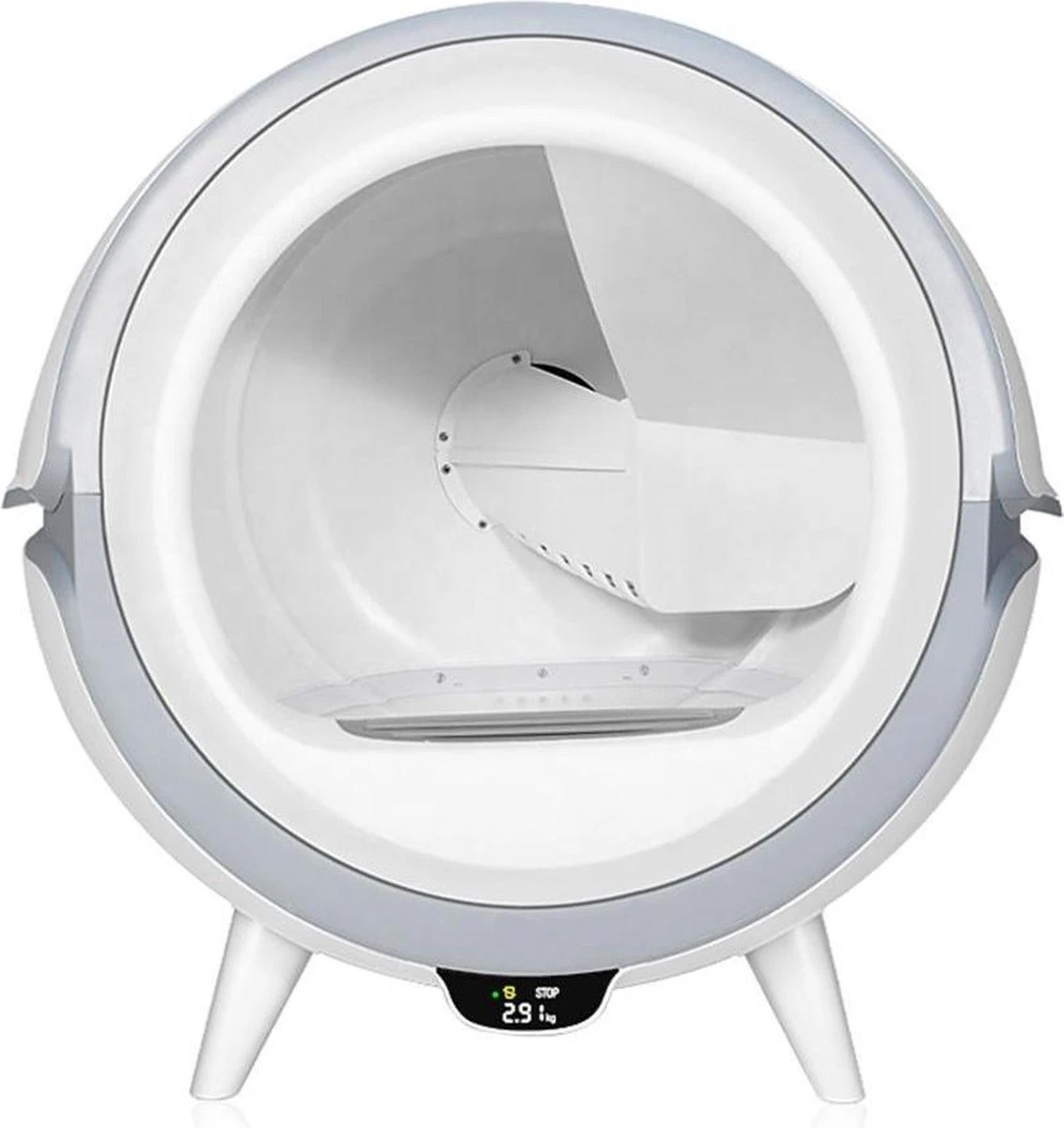 Merkloos Premium Kattenbak - Automatische - Zelfreinigende - Elektrische Kattenbak - Design Kattenbak 8 Merkloos Premium Kattenbak - Automatische - Zelfreinigende - Elektrische Kattenbak - Design Kattenbak - Afbeelding 6