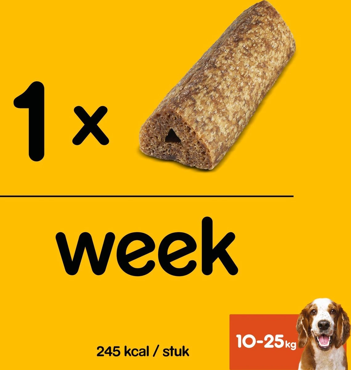 Pedigree Good Chew Hondensnack Medium - Rund - 14 X 88 Gr 4 Pedigree Good Chew Hondensnack Medium - Rund - 14 X 88 Gr - Afbeelding 2