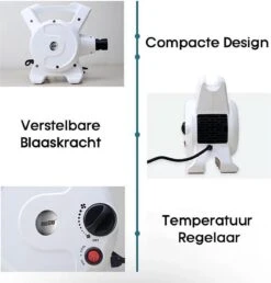 Hondenfohn - Waterblazer Met Draaiknop - 2400W Vermogen Met Warme En Koude Stand - Wit -Dierenwinkel 1149x1200 2