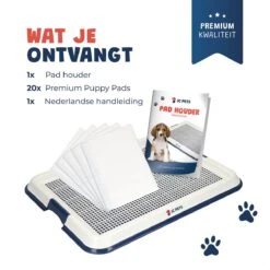 JC Pets Premium Pad Houder Met Rooster - Inclusief 20 Puppy Training Pads - Hondentoilet - Zindelijkheidstraining Hond -Dierenwinkel 1199x1200 5