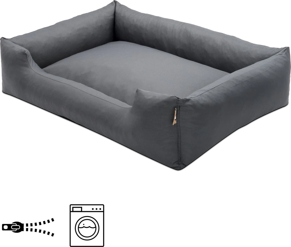 Hondenmand Cordura XXXL – Donkergrijs - 125 X 90 X 24 Cm 3 Hondenmand Cordura XXXL – Donkergrijs - 125 X 90 X 24 Cm