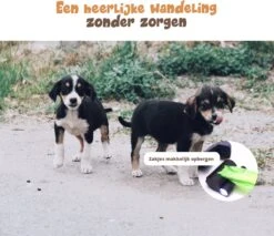 Dubbele Honden Riem – Leiband Hond – Hondenlijn – Looplijn Hond – 2 Honden – 3 Meter – Tot 12kg Per Hond – Reflecterende Lijnen – Met Zaklamp – 360° Draaien – Verstelbaar - Zwart -Dierenwinkel 1200x1035 1