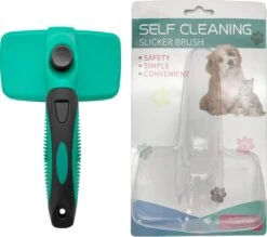 ElegaPet Hondenborstel Groen - Hondenhaar Verwijderen - Kat En Hondenkam - Slickerborstel Hond En Kat - Groomer - Ondervacht Kam Hond - Borstel Hond - Hondenborstel Langharig En Kortharig - Slickerborstel - Anti Klit/Knopen/Huidschilfers -Dierenwinkel 1200x1062 1
