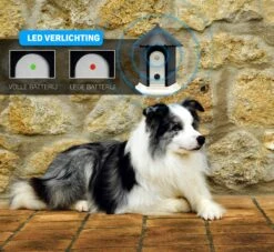 Vulpes Pets® Anti Blaf Apparaat Pro - Anti Blafband Voor Alle Honden - Luxe Hondentrainer - Diervriendelijk & Zonder Schok - Inclusief 9V Batterij - Waterbestendig - Ophangbaar - Instelbare Ultrasone Niveauregeling - 4 Standen -Dierenwinkel 1200x1102 3