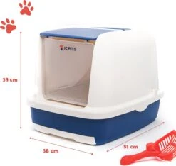 JC Pets Premium Kattenbak Systeem - Inclusief 2.5KG / 4L Kattenbakvulling - Zelfreinigend -Dierenwinkel 1200x1135 3