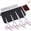 Professionele Hondenscharen Set - Extra Veilige Grooming Set - Trimscharen Voor Honden - Knipschaar - Effileerschaar / Uitdunschaar - Gebogen Schaar Met Ronde Punt - Precisieschaar - Hondenverzorging - Inclusief Kam, 2 Haarclips En Luxe Opbergdoos -Dierenwinkel 1200x1146 4
