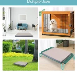 Nobleza Orthopedische Hondenkussen Wasbaar - Hondenbed - Maat L: 90 X 70 X 8 Cm - Grijs -Dierenwinkel 1200x1152