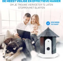 Vulpes Pets® Anti Blaf Apparaat Pro - Anti Blafband Voor Alle Honden - Luxe Hondentrainer - Diervriendelijk & Zonder Schok - Inclusief 9V Batterij - Waterbestendig - Ophangbaar - Instelbare Ultrasone Niveauregeling - 4 Standen -Dierenwinkel 1200x1160 1