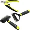 Mister Mill Professionele Set Slicker Honden Kattenborstel Plus Nagelknipper Plus Ondervacht Kam -Dierenwinkel 1200x1165