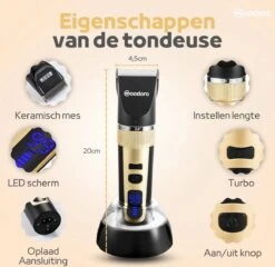 Woodoro Professionele 2-in-1 Hondentondeuse Voor Dikke Vacht – Draadloze Honden Tondeuse & Hondentrimmer – Stille Tondeuse Katten & Honden Trimset 19 Woodoro Professionele 2-in-1 Hondentondeuse Voor Dikke Vacht – Draadloze Honden Tondeuse & Hondentrimmer – Stille Tondeuse Katten & Honden Trimset -Dierenwinkel 1200x1167