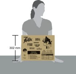 Felix Elke Dag Feest Mix Selectie In Gelei - Katten Natvoer - 80 X 85g -Dierenwinkel 1200x1176 2