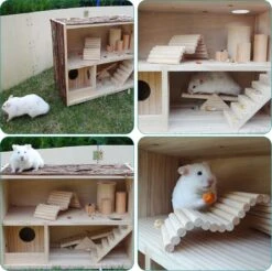 Navaris Houten Hamsterhuis - Speelhut Voor Hamsters, Kleine Knaagdieren, Gerbils, Muizen - Schuilplaats Op Twee Etages Voor Hamster, Cavia, Muis 15 Navaris Houten Hamsterhuis - Speelhut Voor Hamsters, Kleine Knaagdieren, Gerbils, Muizen - Schuilplaats Op Twee Etages Voor Hamster, Cavia, Muis -Dierenwinkel 1200x1196 3