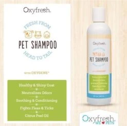 Oxyfresh Pets Hondenshampoo & Kattenshampoo - 237ml - Diervriendelijke Shampoo Voor Honden En Katten Zonder Irriterende Bestanddelen 8 Oxyfresh Pets Hondenshampoo & Kattenshampoo - 237ml - Diervriendelijke Shampoo Voor Honden En Katten Zonder Irriterende Bestanddelen -Dierenwinkel 1200x1197 5