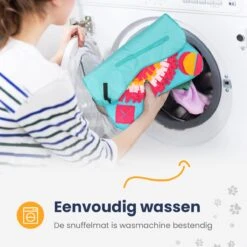 Snuffelmat 70x70cm Inclusief Rubberen Massage Bal & E-book - Speelmat Hond - Denkspel Hond - Puppy Speelgoed - Anti Schrok Mat - Honden Snoepjes - Cadeau Tip -Dierenwinkel 1200x1200 11