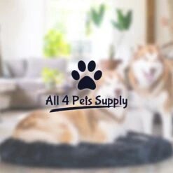 All 4 Pets Supply® Hondenmand Donut - Maat XL - Geschikt Voor Honden Tot 100 Cm - Hondenkussen - Zwart -Dierenwinkel 1200x1200 179
