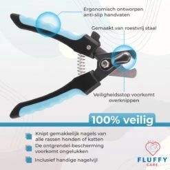 FluffyCare - Professionele Nagelschaar- Nagelschaar Hond - Nagelschaar Kat - Nagelknipper Hond En Kat - Nagelknipper Kat - Nagelknipper Hond - NagelTang Dieren - Poot Verzorging -Dierenwinkel 1200x1200 190