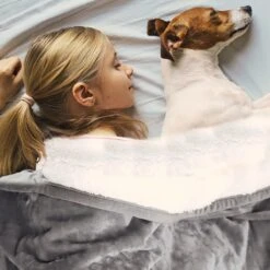 Hondendeken, Fleece, Waterdicht, Wasbaar, Hondenmat, Huisdier, Warme Zachte Deken Voor Hondendeken, Kattendeken, Deken Voor Katten En Honden, Waterdichte Deken Voor Bank, Bed, 150 X 127 Cm -Dierenwinkel 1200x1200 194