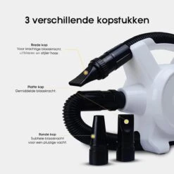 Hondenfohn - Waterblazer Met Draaiknop - 2400W Vermogen Met Warme En Koude Stand - Wit -Dierenwinkel 1200x1200 252