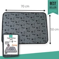 Jooba Puppy Training Pads - Wasbare Puppy Pads 2 Stuks - Hondentoilet - 70x50cm - Puppy -Dierenwinkel 1200x1200 340