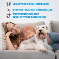 Vulpes Pets® Anti Blaf Apparaat Pro - Anti Blafband Voor Alle Honden - Luxe Hondentrainer - Diervriendelijk & Zonder Schok - Inclusief 9V Batterij - Waterbestendig - Ophangbaar - Instelbare Ultrasone Niveauregeling - 4 Standen -Dierenwinkel 1200x1200 365