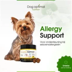 DOG OPTIMAL ANTI ALLERGY SUPPORT 120 Stuks - Allergie - Honden - Hondensnacks - Hondenkoekjes - Hondensupplementen - Honden - Puppy - Hondenvoeding - Weerstand - Jeuk-hond - Jeuk -Dierenwinkel 1200x1200 385