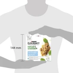 Gourmet Nature's Creations - Kattenvoer Natvoer - Zeevis - 48 X 85 Gr -Dierenwinkel 1200x1200 490