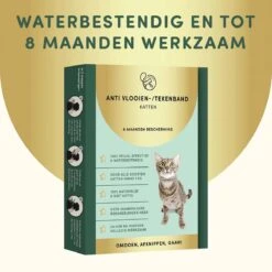 3 Stuks Vlooienband Kat Tekenband - 100% Natuurlijk Veilig En Waterbestendig -Dierenwinkel 1200x1200 518