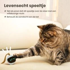 Otiume Interactieve Speelbal - Slimme Interactieve Jaag Speeltje Voor Katten - Kattenspeeltjes - Intelligente Jaagbal - AI -USB Oplaadbaar - LED - Blauw -Dierenwinkel 1200x1200 530