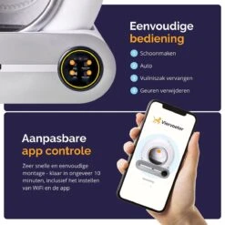 Viervoeter™ Kattenbak Zelfreinigend – Automatische Kattenbak – Zelfreinigende Kattenbak – Anti-geur – 53x58x55cm – Bedienen Via App – 65 Liter -Dierenwinkel 1200x1200 585