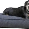 Snoozle Orthopedische Hondenmand - Zacht En Luxe Hondenkussen - Hondenbed - Wasbaar - Hondenmanden - 100 X 70 Cm - Stormy Grey -Dierenwinkel 1200x514