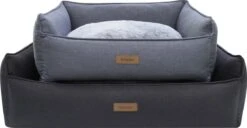 Benzano - Hondenmand - All Season - Wasmachine Wasbaar - Omkeerbaar Kussen - Pluche - Schuimvulling - Antraciet - 100 CM -Dierenwinkel 1200x620 1