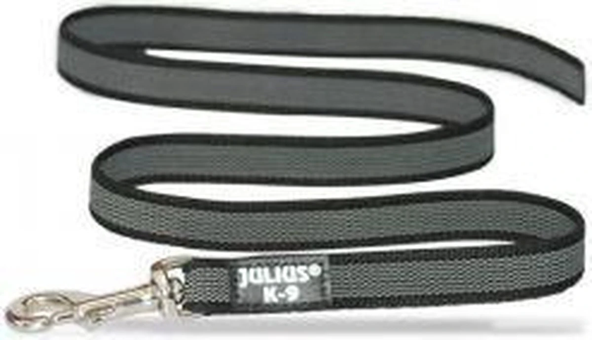 JULIUS K9 ANTI SLIP HONDENRIEM MET HANDVAT 2M (20MM) 3 JULIUS K9 ANTI SLIP HONDENRIEM MET HANDVAT 2M (20MM)