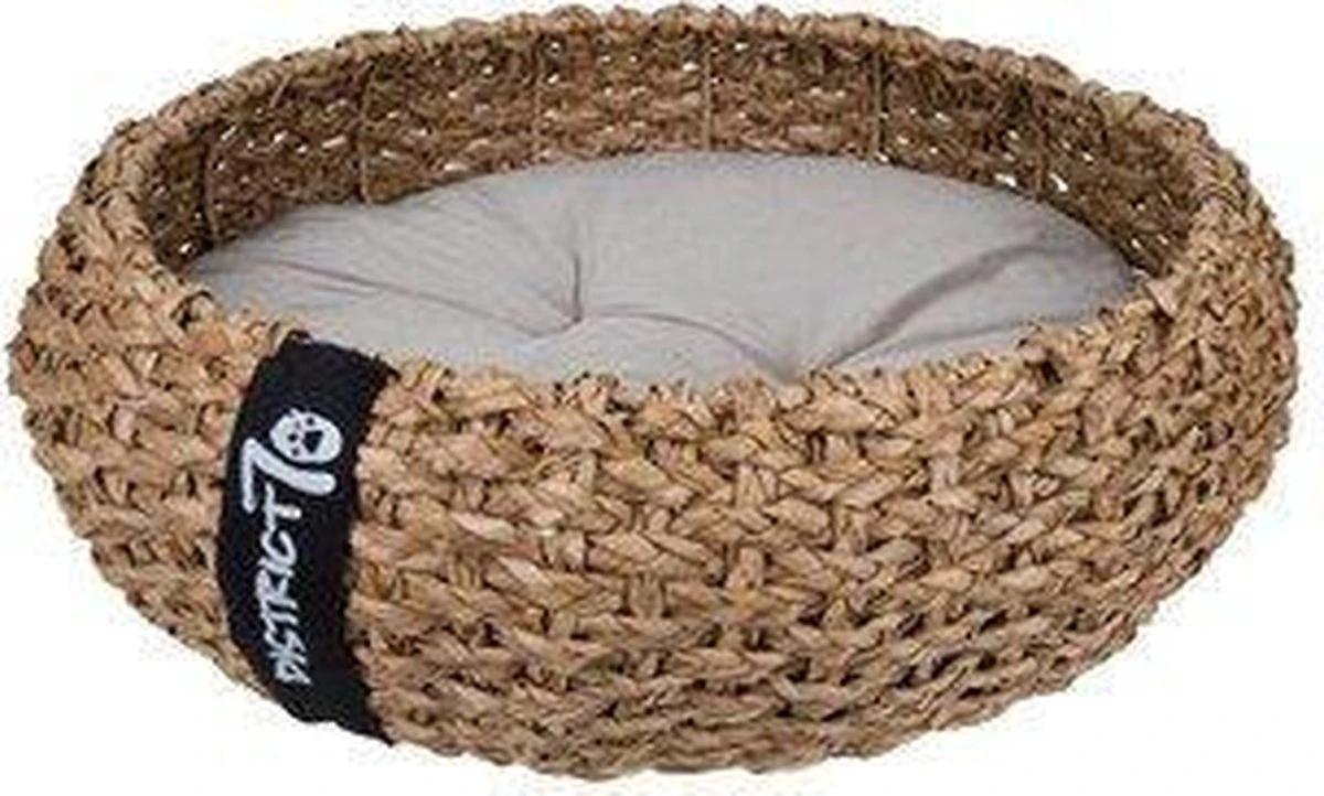 District 70 COCOON - Luxe Hondenmand Van Duurzaam Hoogwaardig Riet Met Zacht Kussen - Maten S/M/L - Large 11 District 70 COCOON - Luxe Hondenmand Van Duurzaam Hoogwaardig Riet Met Zacht Kussen - Maten S/M/L - Large - Afbeelding 9