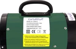 Gridbyt Professionele Hondenföhn – Waterblazer Voor Honden – Voor Een Mooie Vacht – Groen -Dierenwinkel 1200x773 1