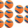 Chuckit! 10 Chuckit Ballen In Emmer - Chuckit - Veilig Voor Gebit - Hondenbal - Past In Werpstok -Dierenwinkel 1200x878