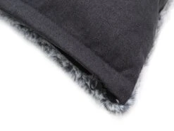 Benzano - Hondenmand - All Season - Wasmachine Wasbaar - Omkeerbaar Kussen - Pluche - Schuimvulling - Antraciet - 100 CM -Dierenwinkel 1200x900 10