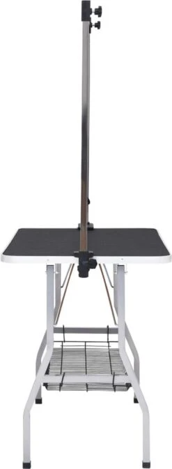 VIDAXL Hondentrimtafel Verstelbaar Met 2 Lussen En Opbergschap -Dierenwinkel 441x1200