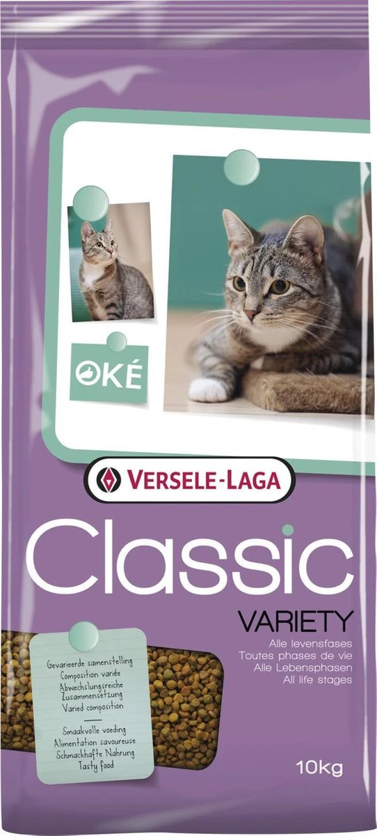 VERSELE-LAGA Versele Laga Classic Variety - Kattenvoer -10 Kg 3 VERSELE-LAGA Versele Laga Classic Variety - Kattenvoer -10 Kg