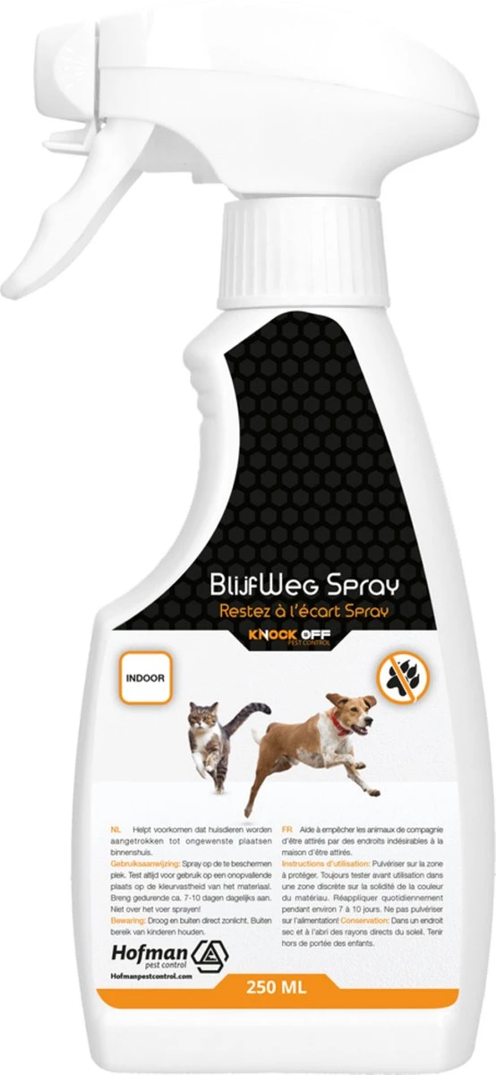 Knock Off BlijfWeg Huisdieren Spray – Voor Binnenshuis Gebruik – Voor Het Trainen Van Huisdieren – Voorkomt Binnenshuis Urineren – Afleren Van Gewoontes Van Je Hond Of Kat – Veilig Voor Mens En Dier 3 Knock Off BlijfWeg Huisdieren Spray – Voor Binnenshuis Gebruik – Voor Het Trainen Van Huisdieren – Voorkomt Binnenshuis Urineren – Afleren Van Gewoontes Van Je Hond Of Kat – Veilig Voor Mens En Dier