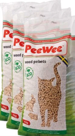 Peewee Houtkorrels Kattenbakvulling - 3 X 9 Kg (27 Kg, 42l) -Dierenwinkel 658x1200 1