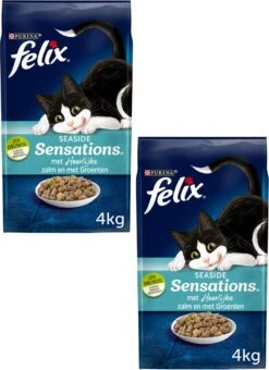 Felix Vis Sensations - Kattenvoer - 2 X 4 Kg -Dierenwinkel 873x1200