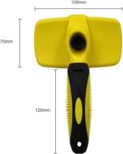 ElegaPet Hondenborstel Groen - Hondenhaar Verwijderen - Kat En Hondenkam - Slickerborstel Hond En Kat - Groomer - Ondervacht Kam Hond - Borstel Hond - Hondenborstel Langharig En Kortharig - Slickerborstel - Anti Klit/Knopen/Huidschilfers -Dierenwinkel 964x1200