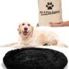 All 4 Pets Supply® Hondenmand Donut - Maat XL - Geschikt Voor Honden Tot 100 Cm - Hondenkussen - Zwart -Dierenwinkel 969x1200