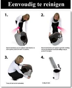 Omega Paw Zelfreinigende Kattenbak L - Zwart 9 Omega Paw Zelfreinigende Kattenbak L - Zwart -Dierenwinkel 978x1200