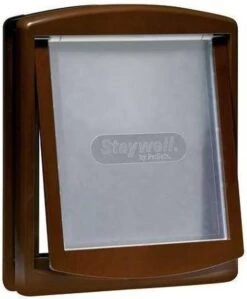 Petsafe 757 Hondenluik - Medium - Zilver/Tranparant -Dierenwinkel 990x1200 1